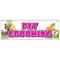 Signmission PET GROOMER BANNER SIGN dog grooming clippers vet veterinarian kennel groom B-72 Pet Grooming - alternate 1